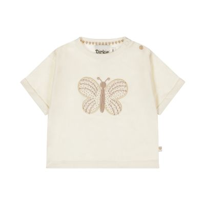 Dirkje T‑shirt Loose Fit - Maat 62 - Off‑white