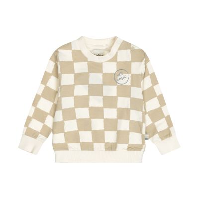 Dirkje Loose Fit Sweater - Maat 62 - Beige/Off-White