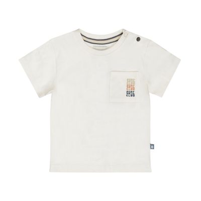 Dirkje T‑shirt - Maat 74 - Long Back Off‑white