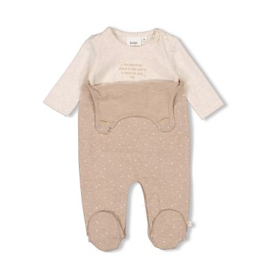 Feetje 2-Delig Boxpak Print The Magic Is In You Taupe Melange 50