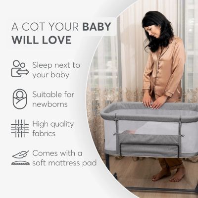 Kikkaboo Co-Sleeper Noah Mint