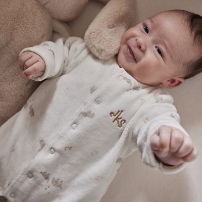 Noukie's B&M Pyjama – Maat 56 – Fluweel – Bali en Moka