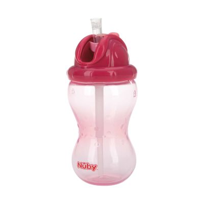 Nûby Flip-It Rietjesbeker Pink 12mnd+ 360ml