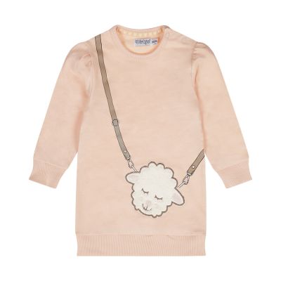 Dirkje Sweater Jurk Sheep – Light Pink – Maat 80