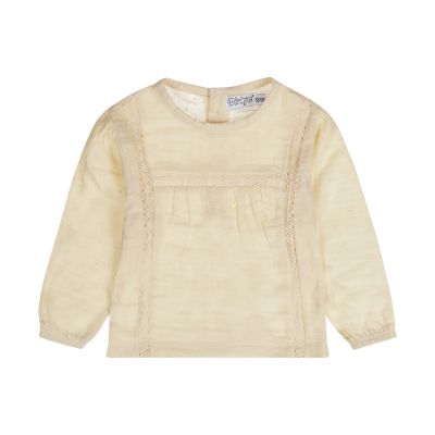 Dirkje Blouse Loose Fit - Maat 62 - Offwhite