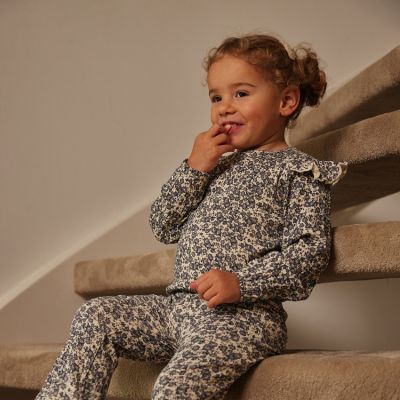 Dirkje Flared Legging - Maat 62 - Offwhite
