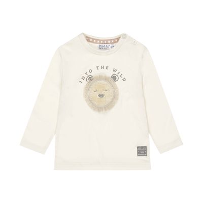 Dirkje LS T-shirt - Into The Wild – Maat 68 – Offwhite