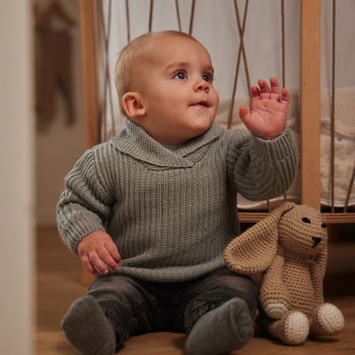 Dirkje Pullover Knit – Maat 68 – Faded Blue