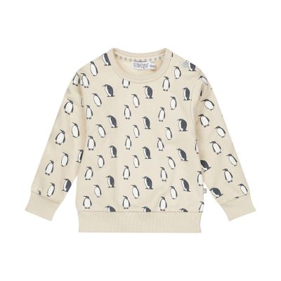 Dirkje Sweater Pinguin – Maat 62 – Pebble