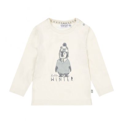 Dirkje Pinguin T-shirt - Offwhite