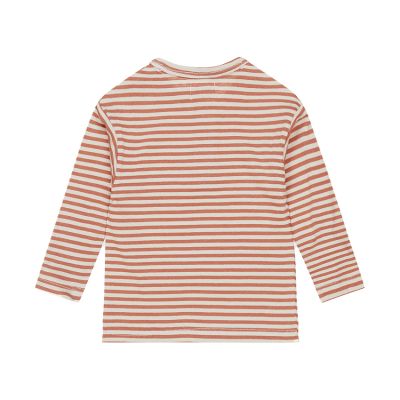 Dirkje Stripes T-shirt - Maat 56 - Pebble