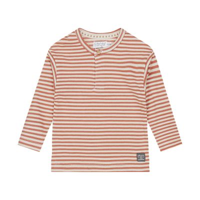 Dirkje Stripes T-shirt - Maat 56 - Pebble