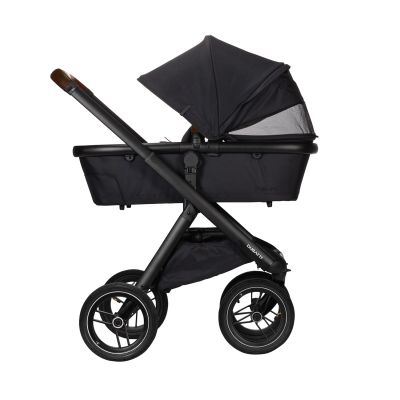 Dubatti One E5 Kinderwagen 2-in-1 Black Frame Black/Dark Brown