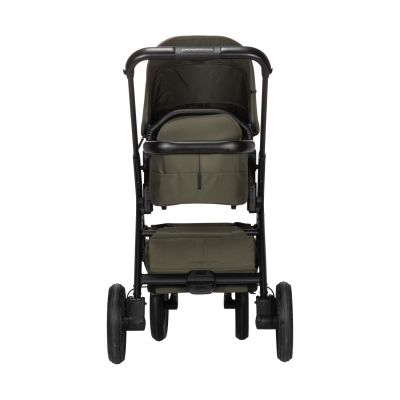 Dubatti One E5 Kinderwagen 2-in-1 Green Frame Black/Black Dubatti One E5 Kinderwagen 2-in-1 Green Frame Black/Black