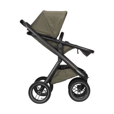 Dubatti One E5 Kinderwagen 2-in-1 Green Frame Black/Black Dubatti One E5 Kinderwagen 2-in-1 Green Frame Black/Black