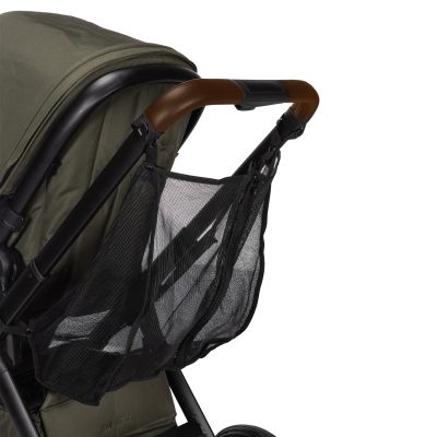 Dubatti One E5 Kinderwagen 2-in-1 Green Frame Black/Dark Brown