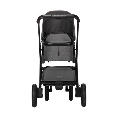 Dubatti One E5 Kinderwagen 2-in-1 Grey Frame Black/Black