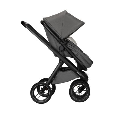 Dubatti One E5 Kinderwagen 2-in-1 Grey Frame Black/Black