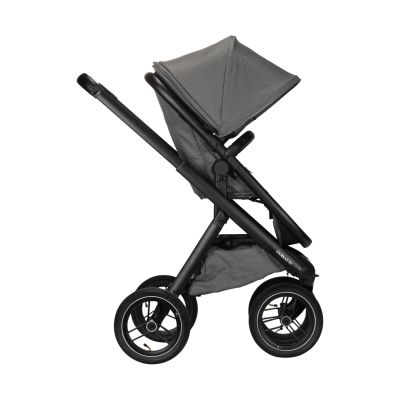 Dubatti One E5 Kinderwagen 2-in-1 Grey Frame Black/Black