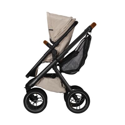 Dubatti One E5 Kinderwagen 2-in-1 Sand Frame Black/Cognac