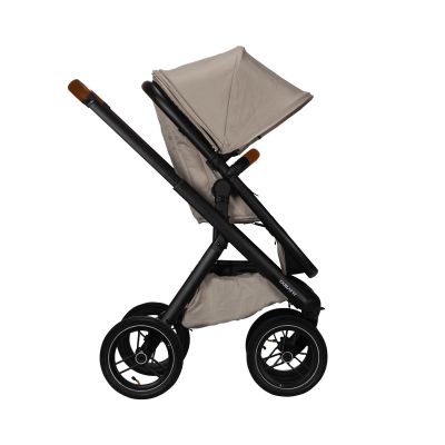 Dubatti One E5 Kinderwagen 2-in-1 Sand Frame Black/Cognac