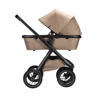 Dubatti One E5 Kinderwagen 2-in-1 Taupe Frame Black/Black