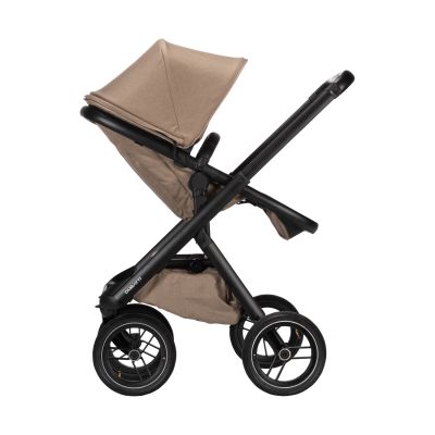 Dubatti One E5 Kinderwagen 2-in-1 Taupe Frame Black/Black