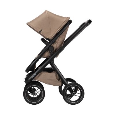 Dubatti One E5 Kinderwagen 2-in-1 Taupe Frame Black/Black