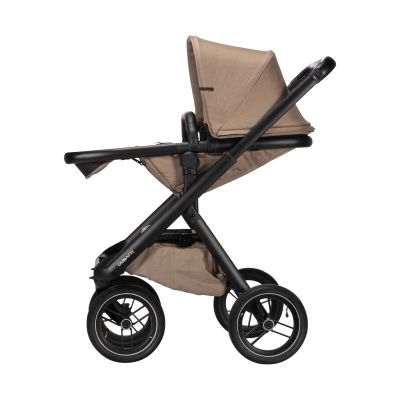 Dubatti One E5 Kinderwagen 2-in-1 Taupe Frame Black/Black