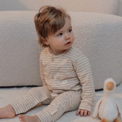 Little Dutch Één-delige Pyjama - Natural Stripes - 62/68