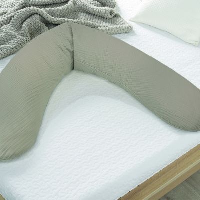 Theraline Voedingskussen Original Met Hoes - Muslin - Taupe