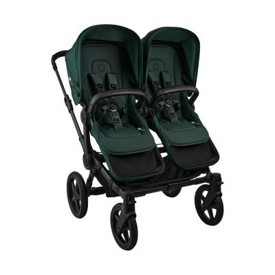 Bugaboo Donkey 6 Twin Essentiële Bundel - Black/Fern Green Bugaboo Donkey 6 Twin Essentiële Bundel - Black/Fern Green