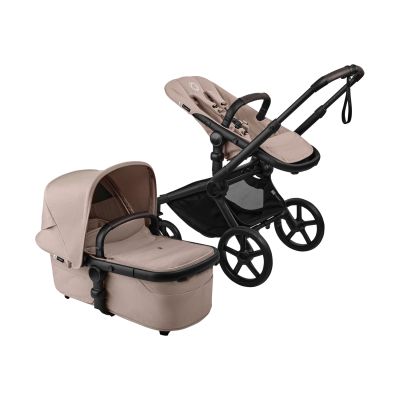 Bugaboo Fox 5 Renew Complete Kinderwagen - Black / Desert Taupe Melange / Desert Taupe Melange