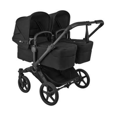 Bugaboo Donkey 6 Twin Essentiële Bundel - Black/Heritage Black