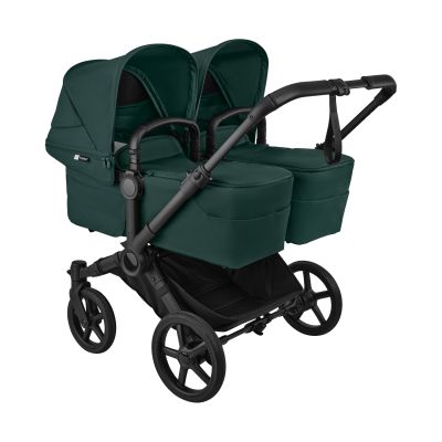 Bugaboo Donkey 6 Twin Essentiële Bundel - Black/Fern Green Bugaboo Donkey 6 Twin Essentiële Bundel - Black/Fern Green
