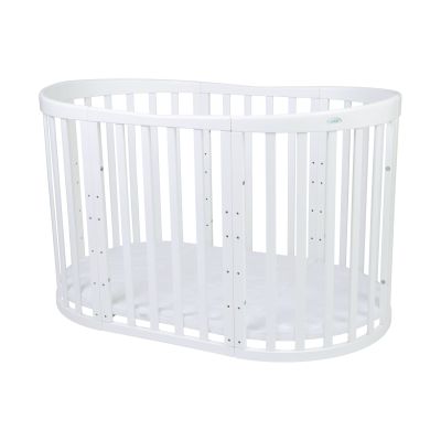 Waldin Oval Combibed 7‑in‑1 - White inclusief matras Waldin Oval Combibed 7‑in‑1 - White inclusief matras