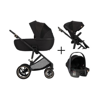 Puck Carl Kinderwagen 3-in-1 - Ebony Puck Carl Kinderwagen 3-in-1 - Ebony