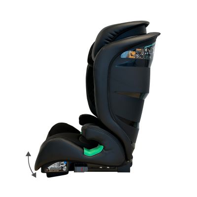 Puck Autostoel Enzo Leather Zwart I-size/Isofix