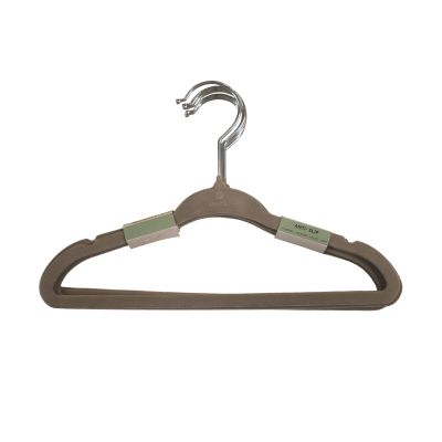 Puck Kledinghanger - 6 stuks - Velours Zand