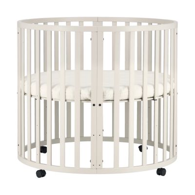 Puck Ronde Box - Oatmeal - Inclusief Matras Puck Ronde Box - Oatmeal - Inclusief Matras