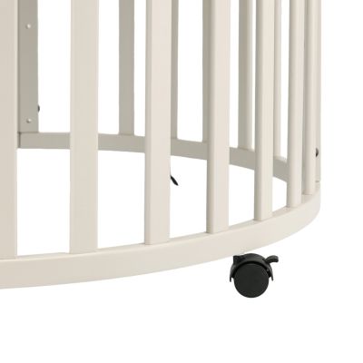 Puck Ronde Box - Oatmeal - Inclusief Matras Puck Ronde Box - Oatmeal - Inclusief Matras
