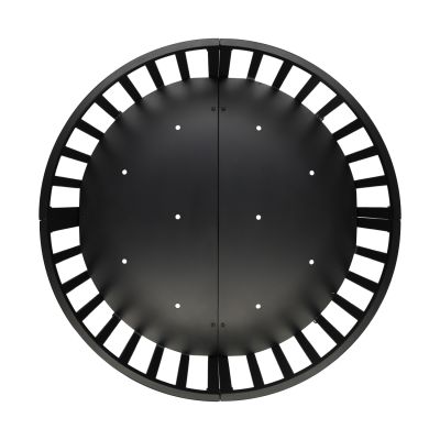 Puck Ronde Box - Zwart - Inclusief Matras