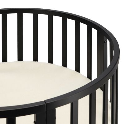 Puck Ronde Box - Zwart - Inclusief Matras