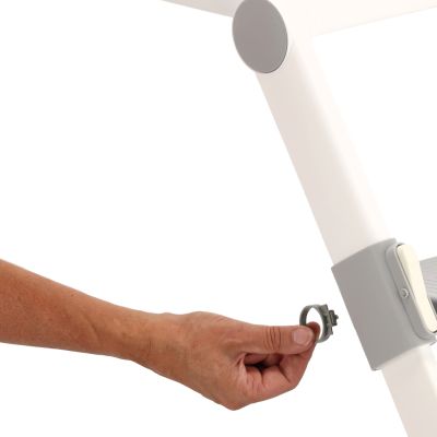 Puck Toilet trainer Wit/Grijs opvouwbaar
