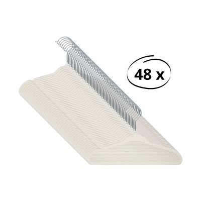 Puck Kledinghanger Velours 48 stuks