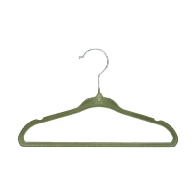 Puck Kledinghanger Velours Groen (48 stuks) Puck Kledinghanger Velours Groen (48 stuks)