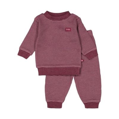 Feetje Pyjama Wafel Autumn Special Wijn Melange
