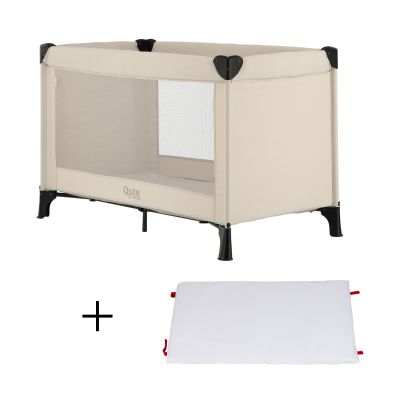 Qute Q-Sleep Campingbed Easyfold + Q-Matti Matras incl. Hoes
