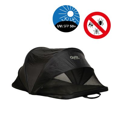 Qute Babytent - Travelcot Q-Camp Black / Army Qute Babytent - Travelcot Q-Camp Black / Army