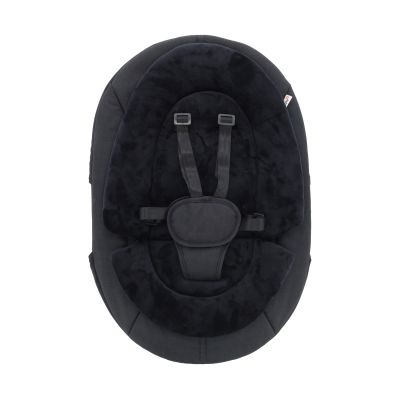 Qute Q-Sittle Newborn Rocker Woody Black + Bekleding Black